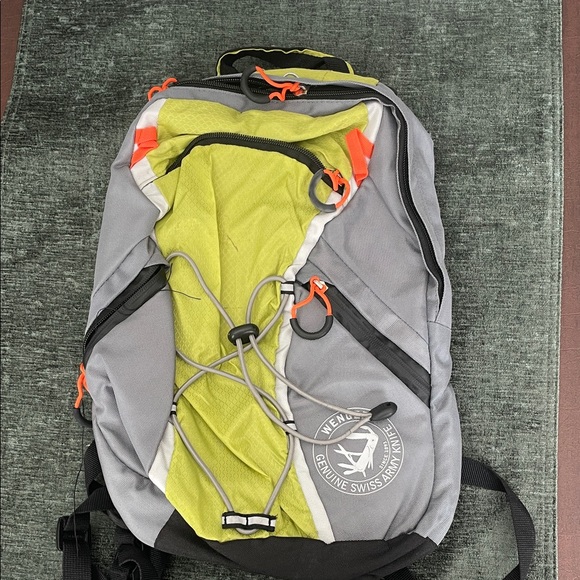 Wenger Other - Wenger Gray, Lime & Orange Men's Backpack